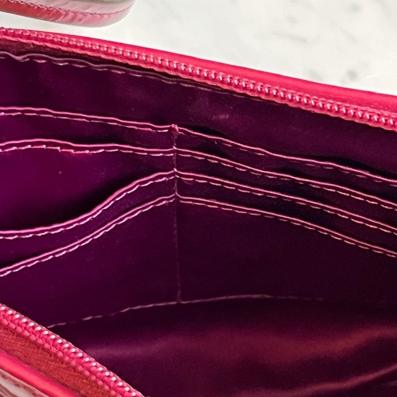 Coach fucschia patent wristlet, 9 x 5.5 in. - Picture 5 of 16